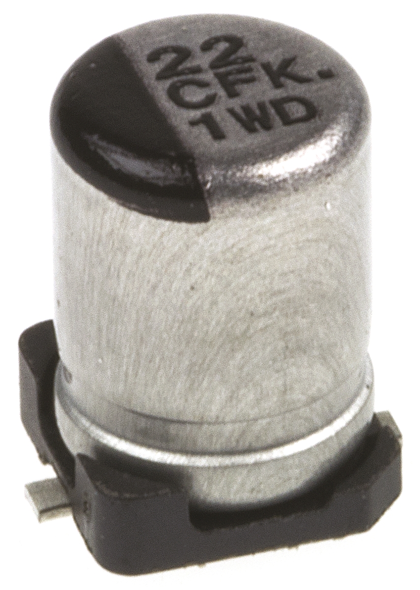 Panasonic 22μF Aluminium Electrolytic Aluminium Electrolytic Capacitor 16V dc, Surface Mount - EEEFK1C220UR