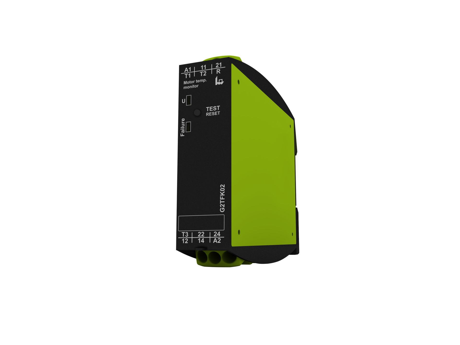 Temperature Monitoring Relay, DPDT, 24 → 240V ac/dc, DIN Rail