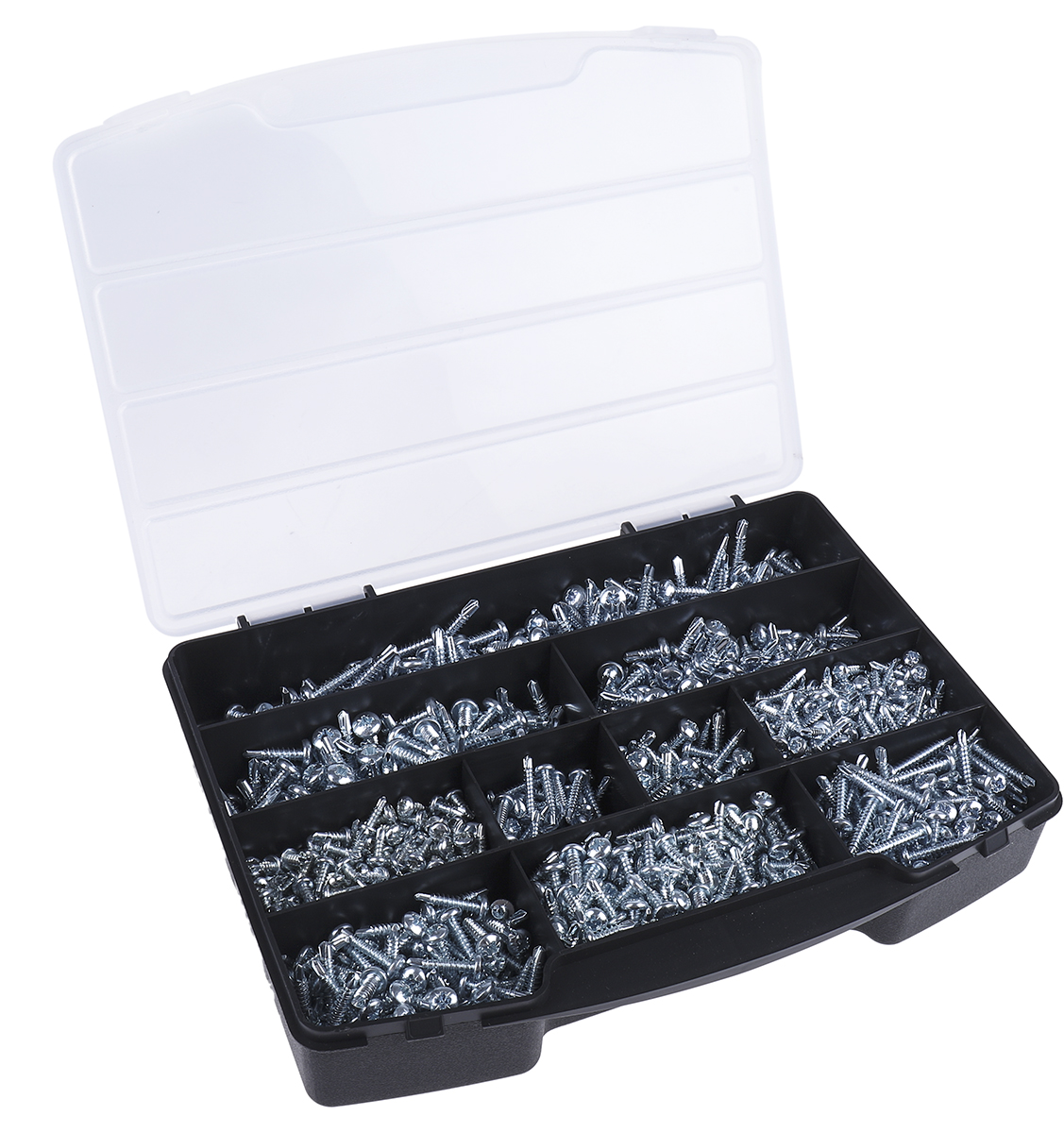 RS PRO Steel 1190 Piece Phillips Drive Screw/Bolt Kit