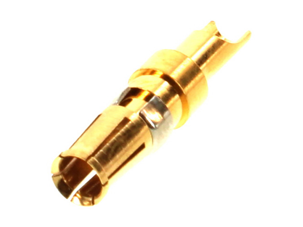 RS PRO Female Solder D-Sub Connector Power Contact, Gold over Nickel Power, 16 → 12 AWG