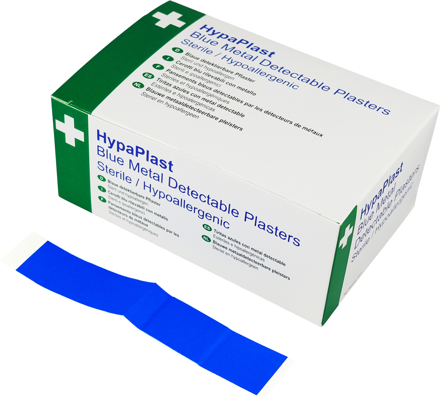 RS PRO Blue First Aid Bandages Plaster, 40 Per Package