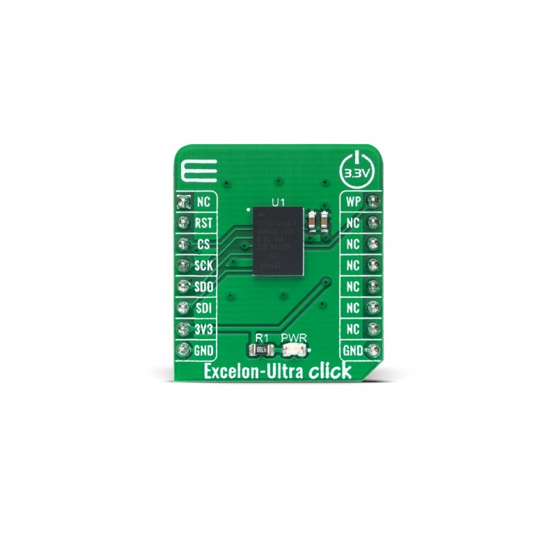 Brand-Rex Excelon-Ultra Click Ferroelectric RAM (FeRAM) Development Board for CY15B116QSN
