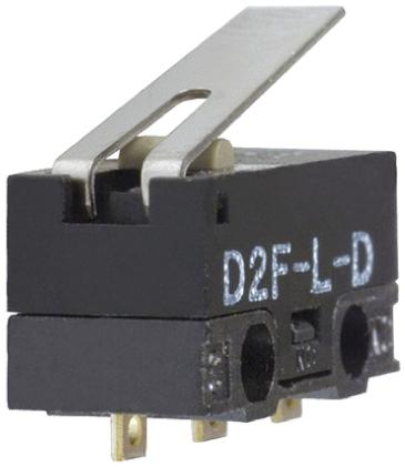 Omron Hinge Lever Micro Switch, Solder Terminal, 3 A @ 125 V ac, SPDT, IP40