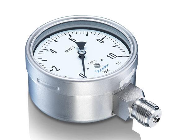 Bourdon Analogue Pressure Gauge 2.5bar Bottom Entry 100mm Outside Diameter