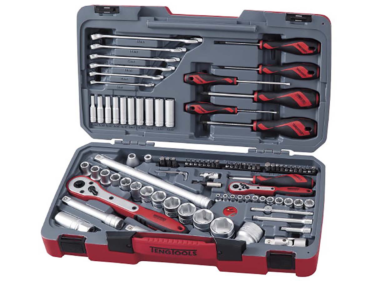 Teng Tools 95 Piece Automotive Tool Kit with Teng Tool Carrying Case