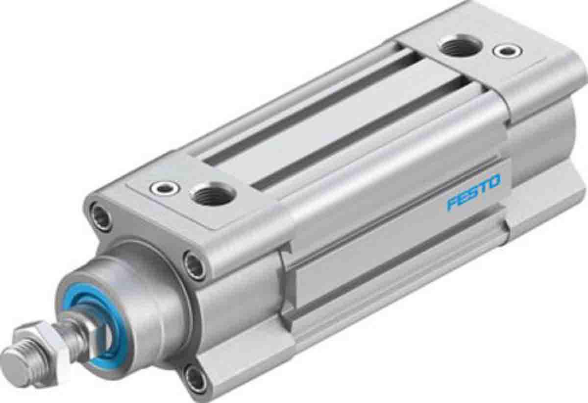 Festo Pneumatic Piston Rod Cylinder - 3660619 40 mm Bore, 50 mm DSBC-40-50-D3-PPVA-N3 Series, Double Acting Acting