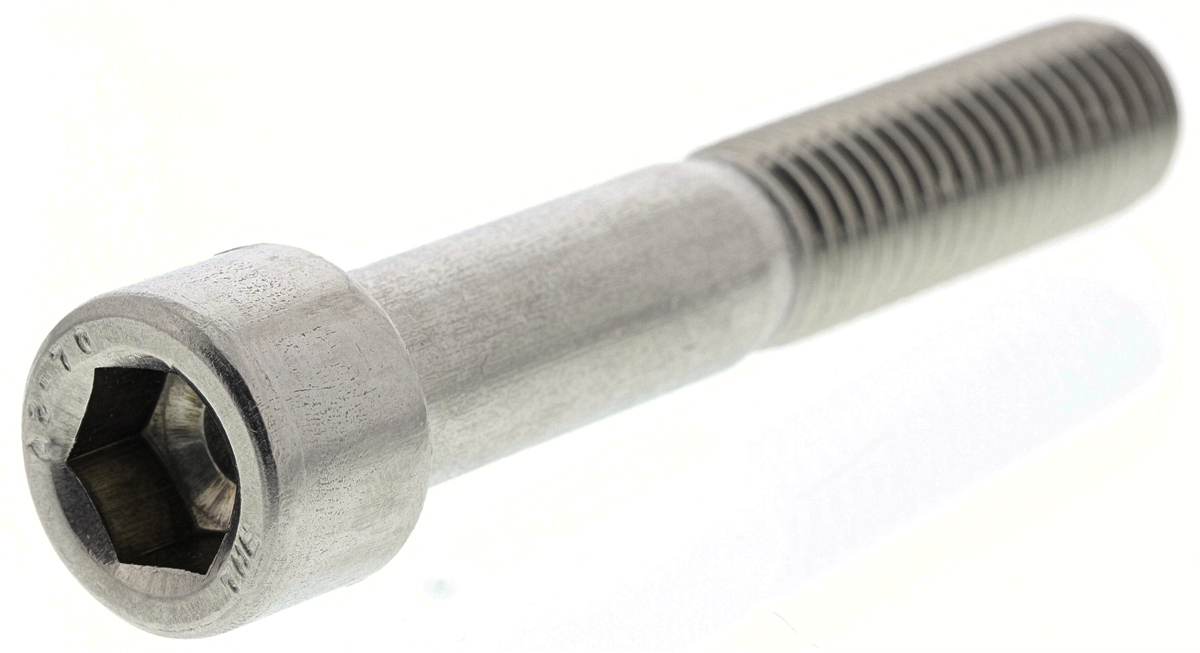 RS PRO Stainless Steel Hex Socket Cap Screw, DIN 912, M12 x 70mm