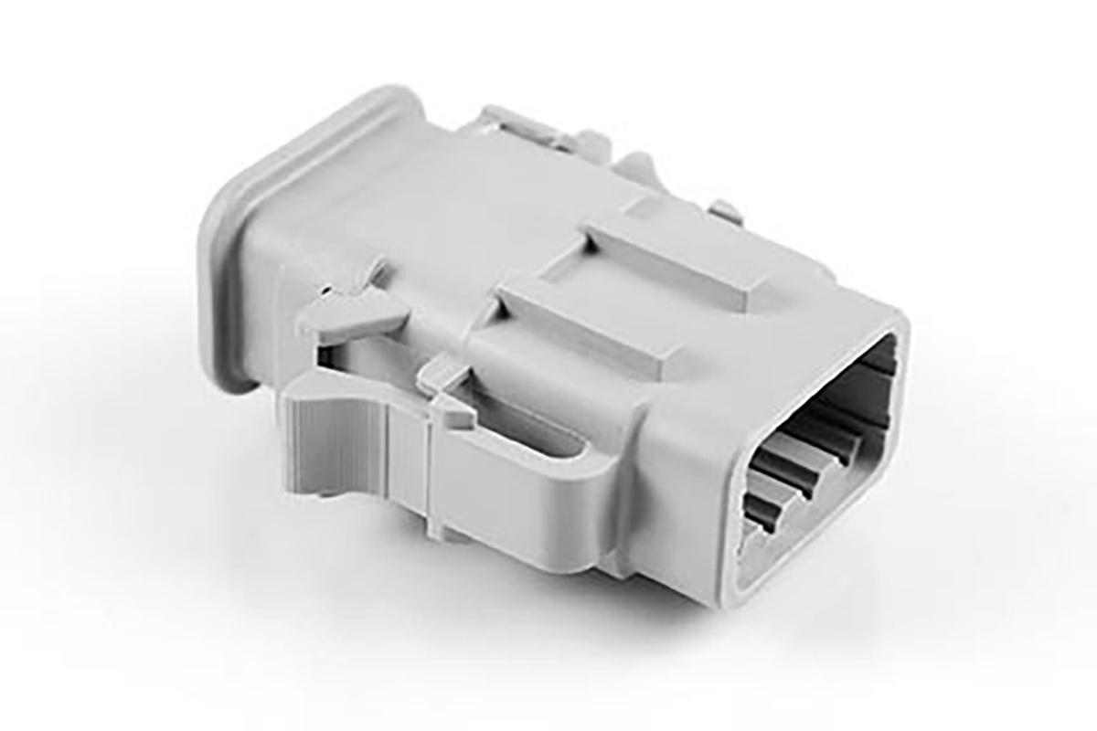 Amphenol Industrial, ATM Automotive Connector Plug Grey Cable Mount 8 Way, Crimp Termination ATM06-08SA-SR1GY