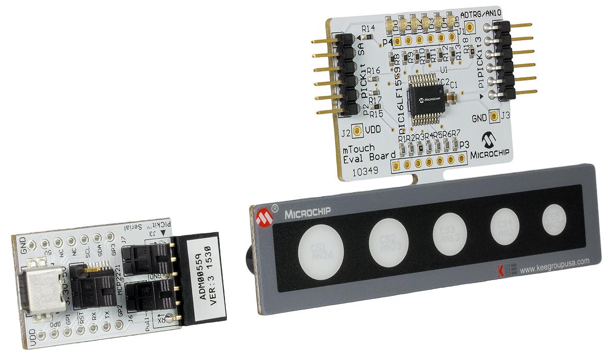 Microchip low Cost mTouch Capacitive Touch Development Kit