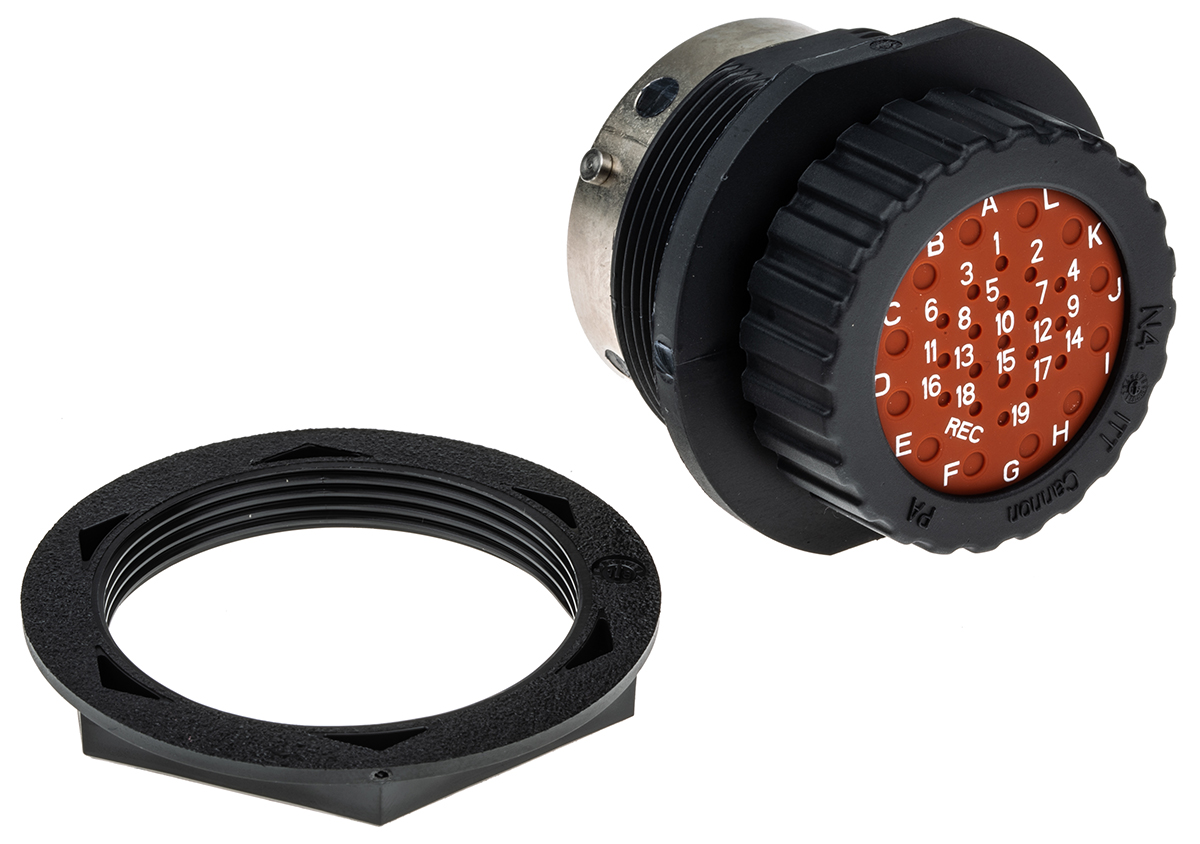 ITT Cannon Circular Connector, 31 Contacts, Panel, Standard Connector, Socket, Male, IP67, Trident Neptune Series
