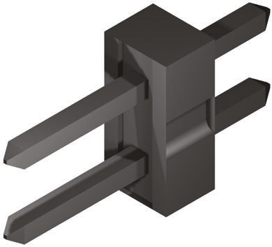 Molex Milli-Grid Series Straight Through Hole Pin Header, 2 Contact(s), 2 mm Pitch, 2 Row, Unshrouded