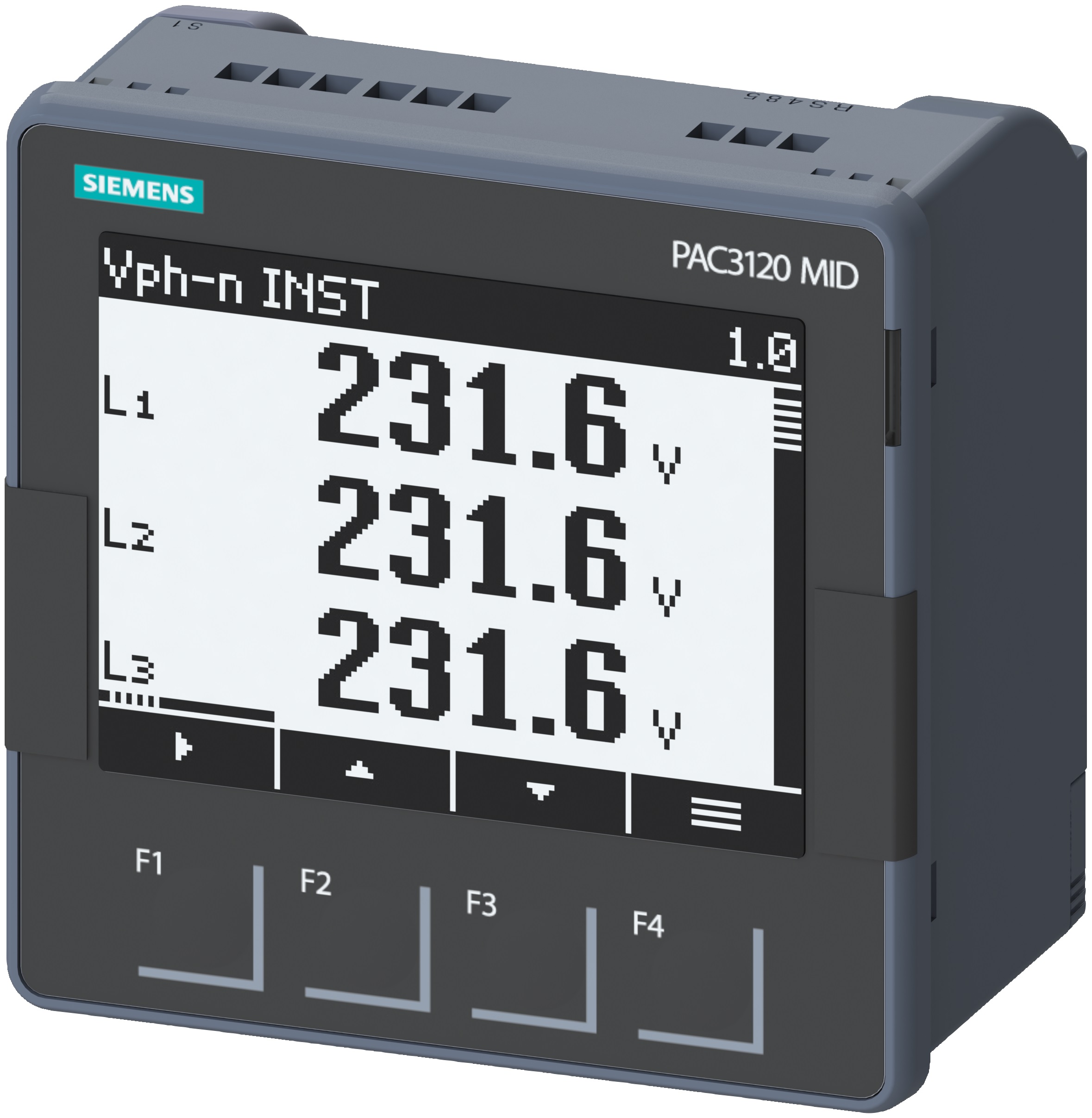Siemens 3 Phase LCD Energy MeterLoop Powered LCD Indicator