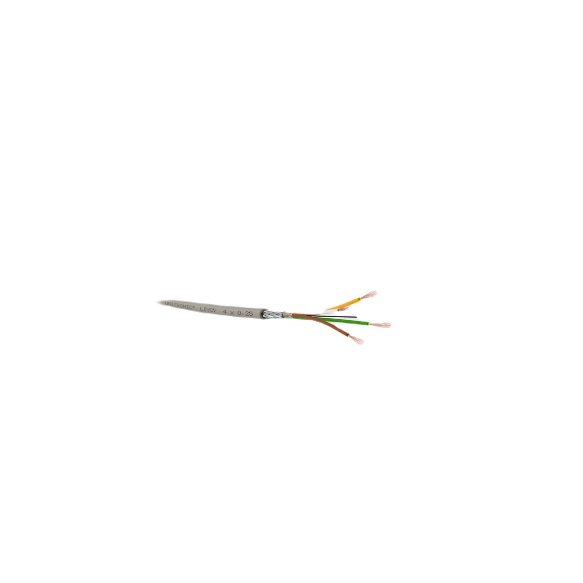 Lapp Data Cable, 2 Cores, 1 mm², Screened, 18, LiYCY Cable