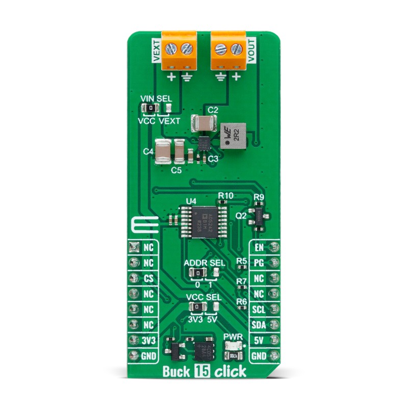 MikroElektronika Add-On Board Buck Controller for TPS62903 for mikroBUS Socket