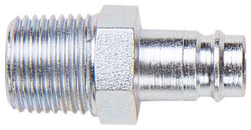 CEJN Steel Male Pneumatic Quick Connect Coupling, R 3/8 Male Threaded