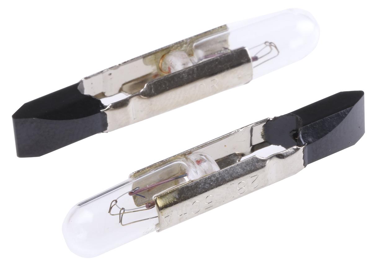 Orbitec T5.5 Telephone Lamps Indicator Light, Clear, 28 V, 50 mA, 5000h