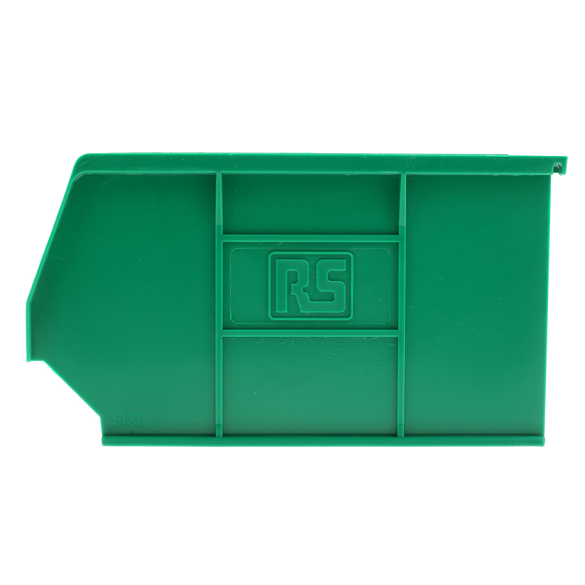 RS PRO PP Storage Bin, 240mm x 150mm x 130mm, Green