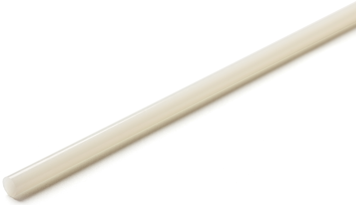 RS PRO White Nylon Rod, 1m x 56mm Diameter