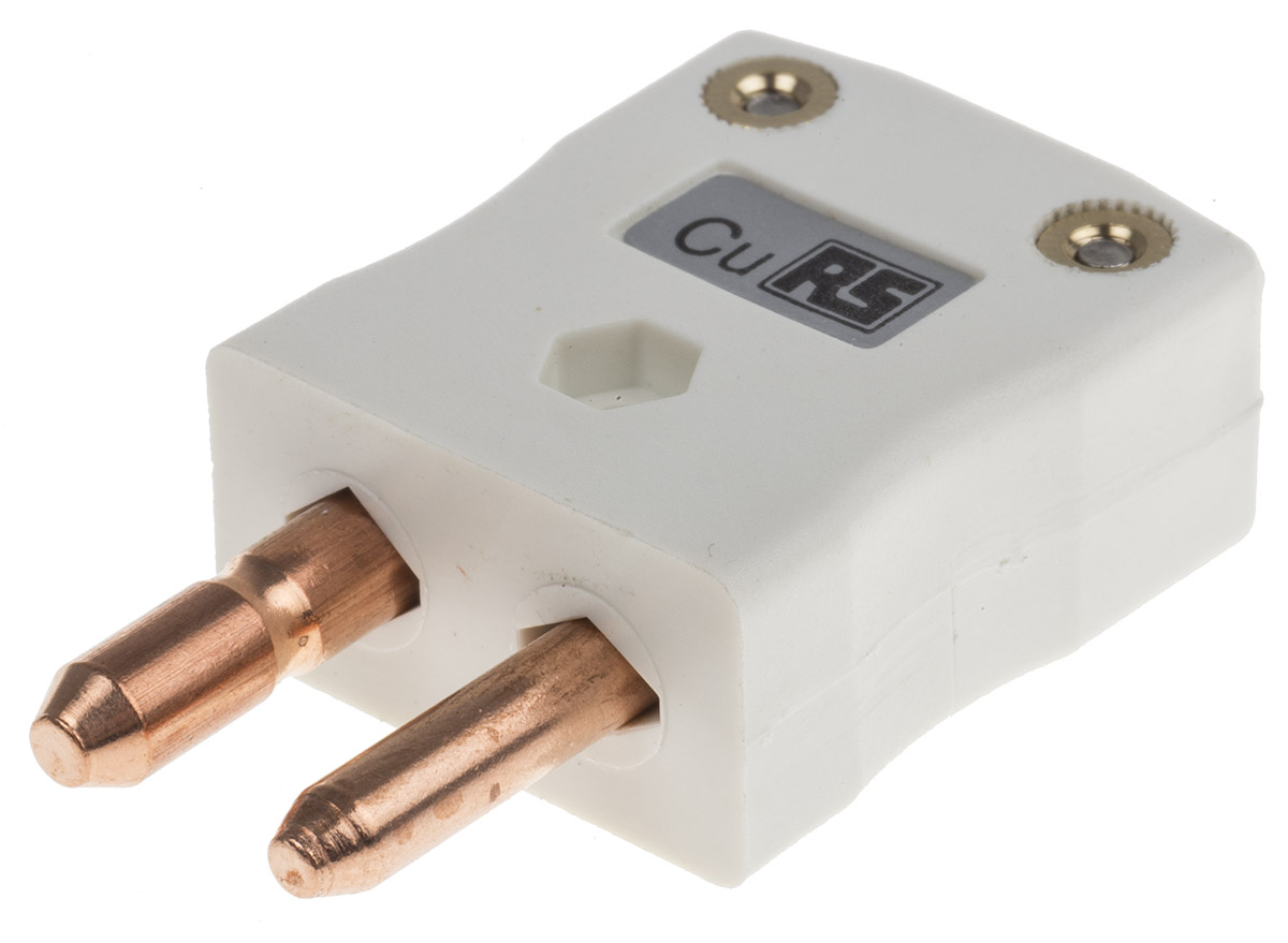 RS PRO Standard Thermocouple Connector for Use with Type CU Thermocouple, 6mm Probe, IEC, RoHS Compliant Standard