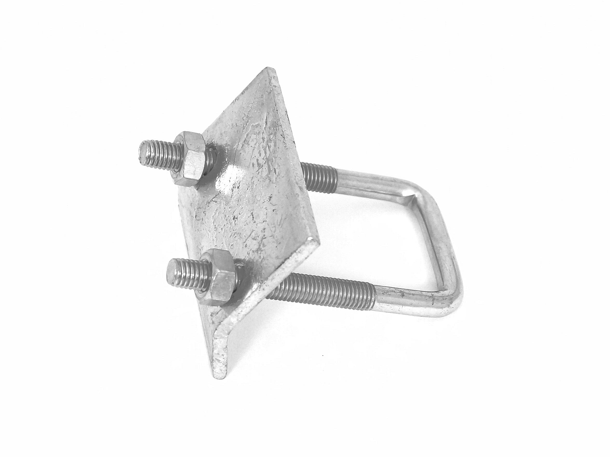 RS PRO Hot Galvanised Steel Beam Clamp, Fits Channel Size 21 x 41mm
