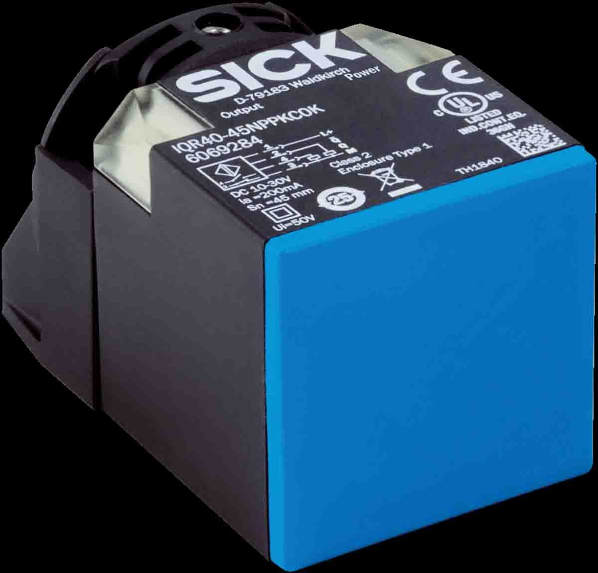 SICK Inductive Block Proximity Sensor, M12, 45 mm Detection, PNP NO, 10 → 30 V dc