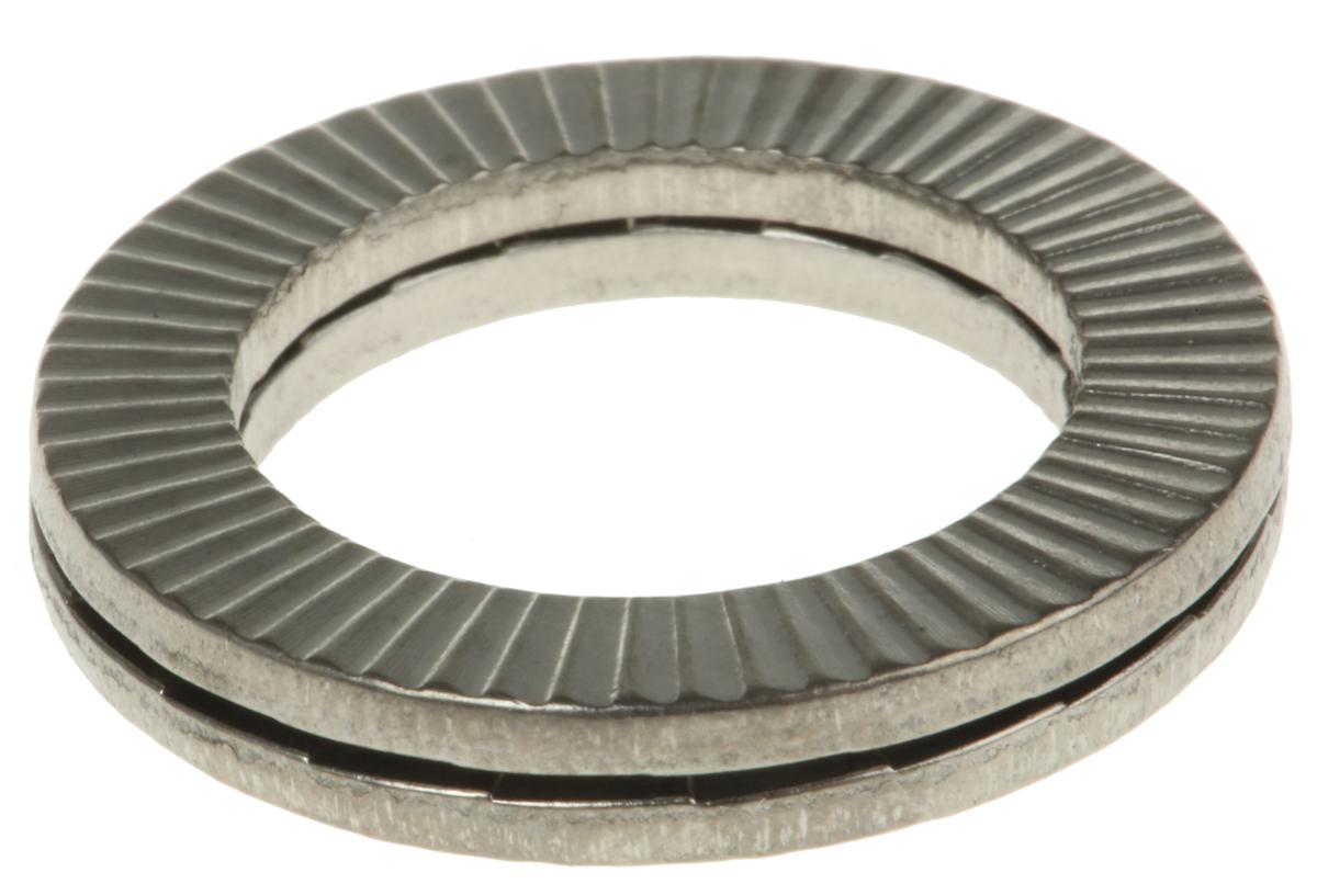 Heico A4 316 Stainless Steel Wedge Lock Washers, M16
