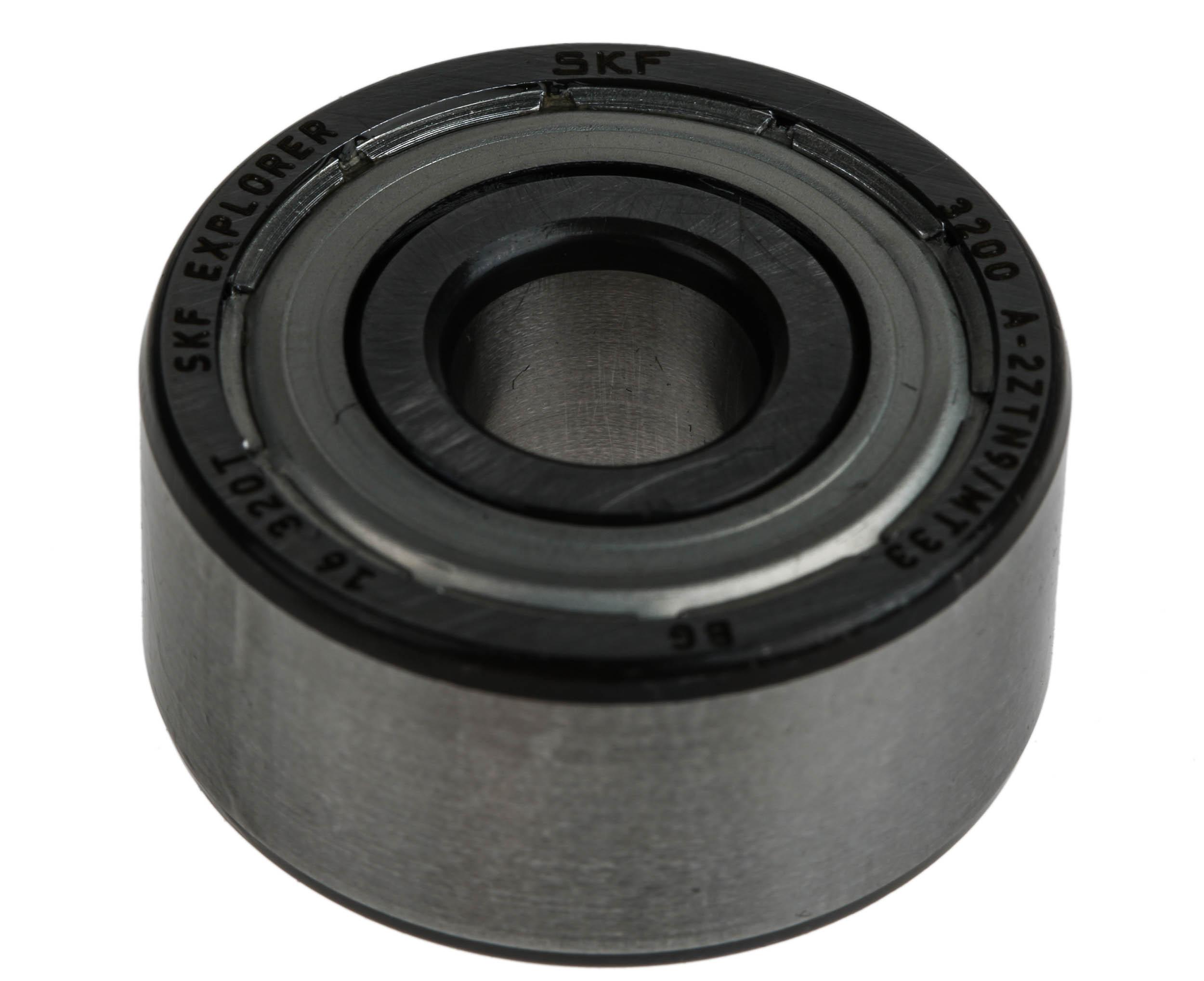 SKF 3200 A-2ZTN9/MT33 2 Row Ball Bearing - 10 mm ID, 30 mm OD 14 mm Race Width