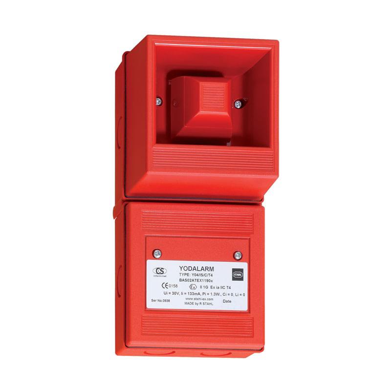 Clifford & Snell YO4IS Series Wall Mount Electronic Sounder, 16.2 → 26.4 V, 100dB at 1 m, IP65, DC, 32-Tone