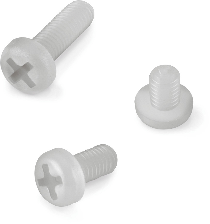 Wurth Elektronik Cross M3 Pan Nylon Machine Screws x 5.0mm