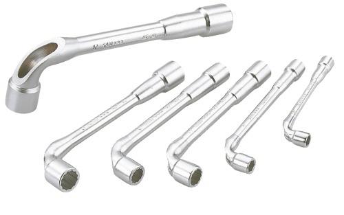SAM Hex Tubular Box Spanner Set, 6 Pieces, 7 → 17 mm Tip