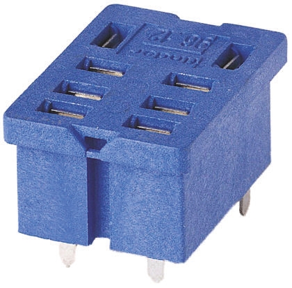 Finder 96 250V ac PCB Mount Relay Socket, for use with 56.32