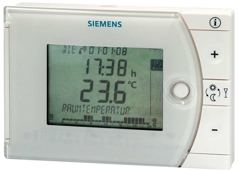 Siemens REV24 Wall Mount PID Temperature Controller, 90 x 134.5 x 30mm 1 Input, 1 Output Relay, 3 V dc Supply Voltage