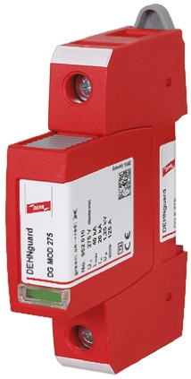 Dehn, DG Modular Surge Protector 275 V ac, 350 V dc Maximum Voltage Rating 40kA Maximum Surge Current Type 2 Arrester