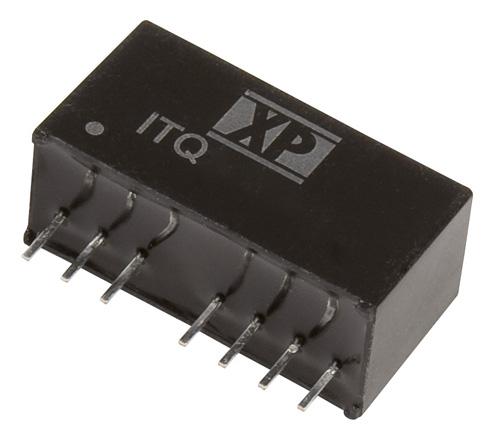 XP Power ITQ DC-DC Converter, ±12V dc/ ±250mA Output, 9 → 36 V dc Input, 6W, Through Hole, +100°C Max Temp -40°C