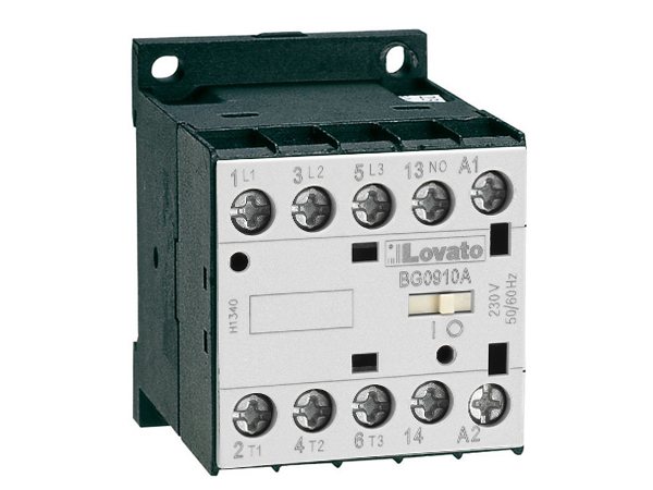 Lovato Contactor Contactor, 48 V ac Coil, 3-Pole, 9 A, 1NO