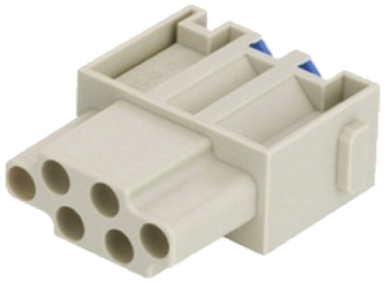 HARTING Heavy Duty Power Connector Module, 16A, Female, Han-Modular Series, 6 Contacts
