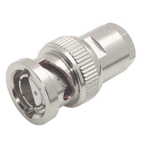 L-Com BAC Series Plug BNC Connector, Straight Body
