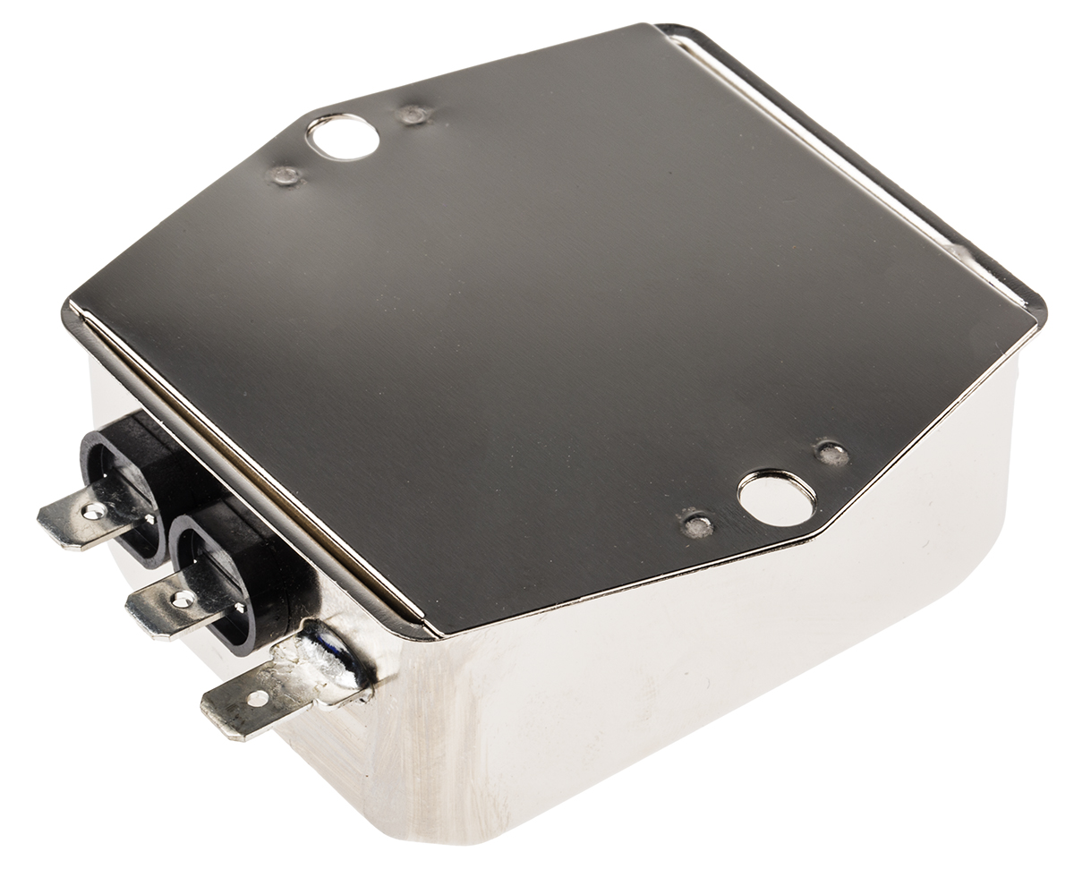Schaffner, FN 343 10A 250 V ac 400Hz, Chassis Mount EMI Filter, Tab