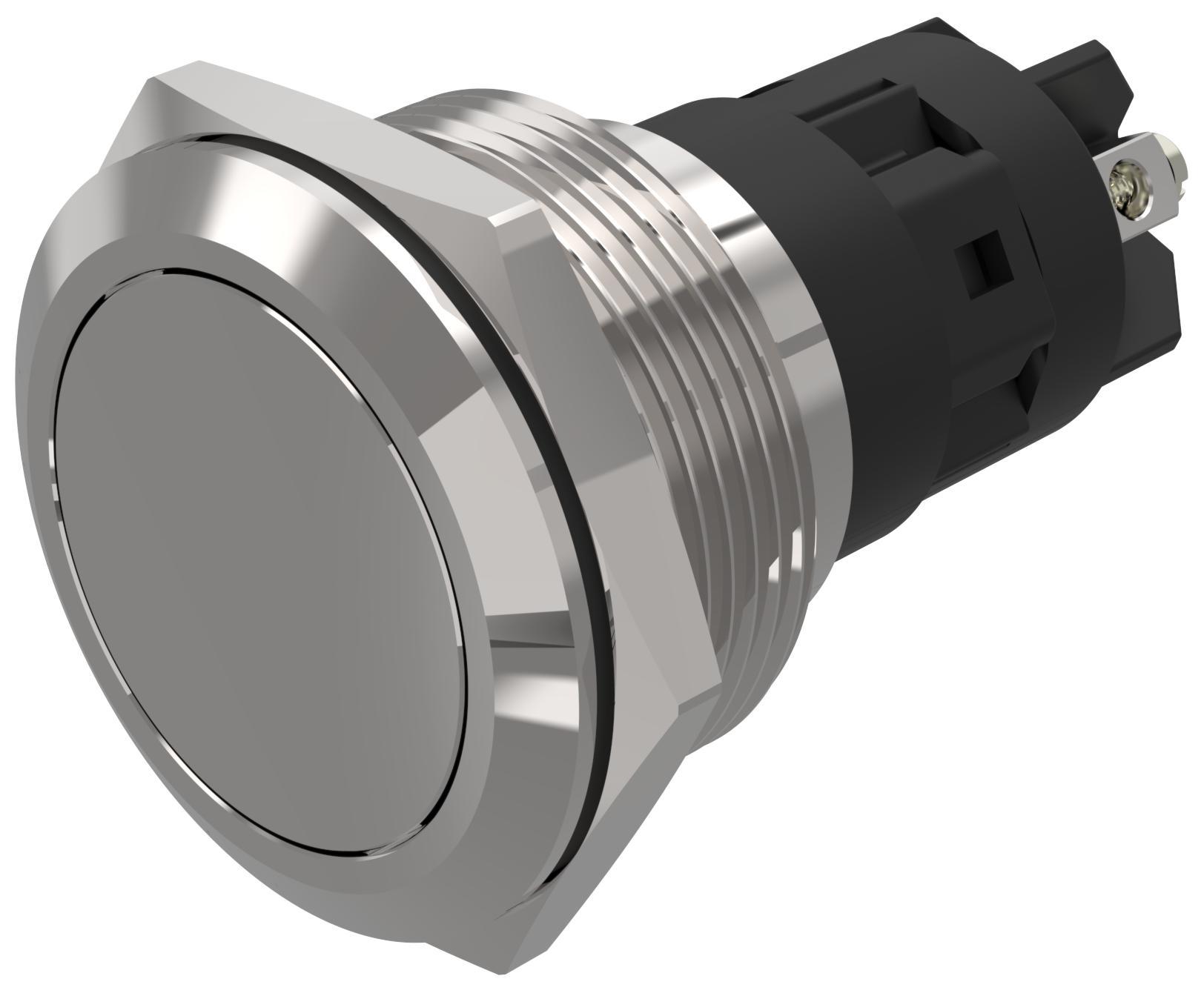 EAO 82 Series Push Button Switch, Latching, Panel Mount, 22.3mm Cutout, SPDT, 240V, IP65, IP67