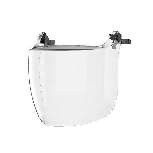 JSP Clear PC Visor with Brow Guard , Resistant To Flying Particles