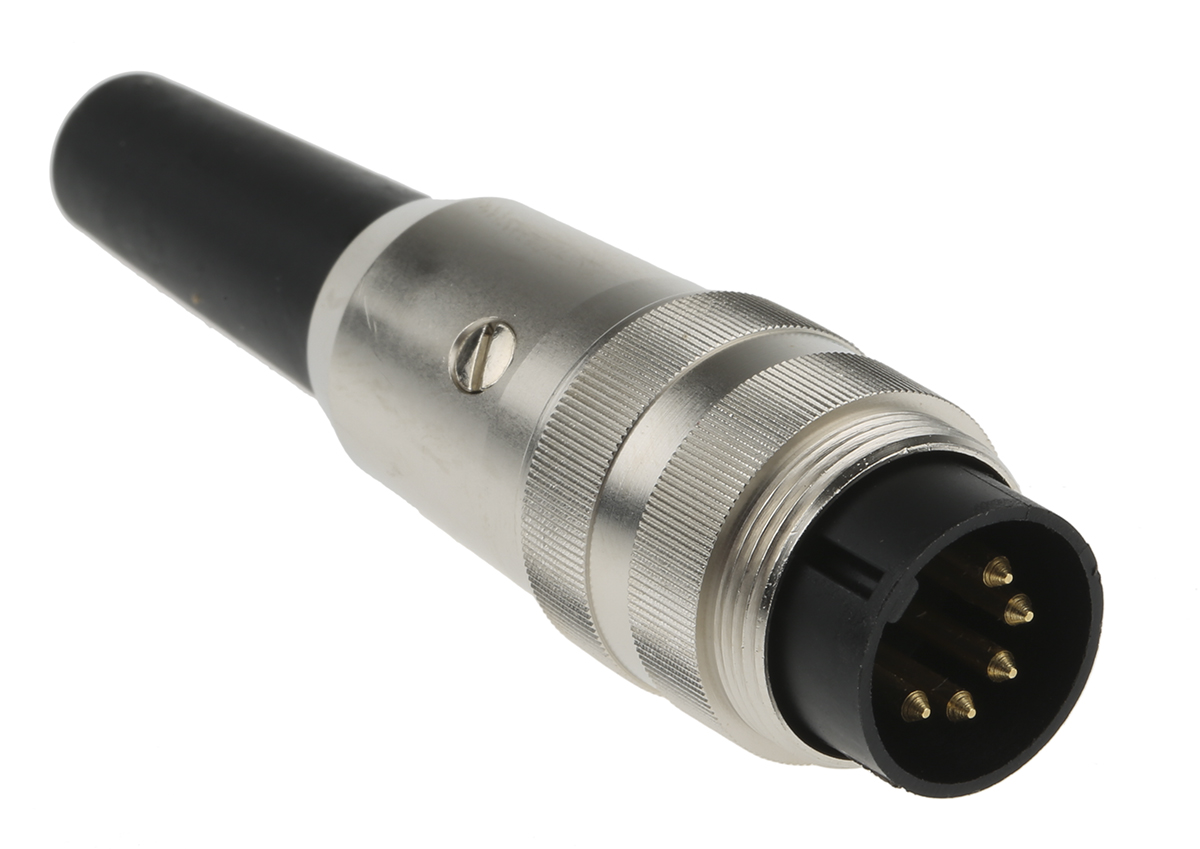 Lumberg, SV 5 Pole M16 Din Plug, DIN EN 60529, 5A, 60 V ac IP40, Screw On, Male, Cable Mount