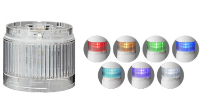 Patlite LR6 Series Blue, Green, Light Blue, Purple, Red, White, Yellow Multiple Effect Light Module for Use with LR6
