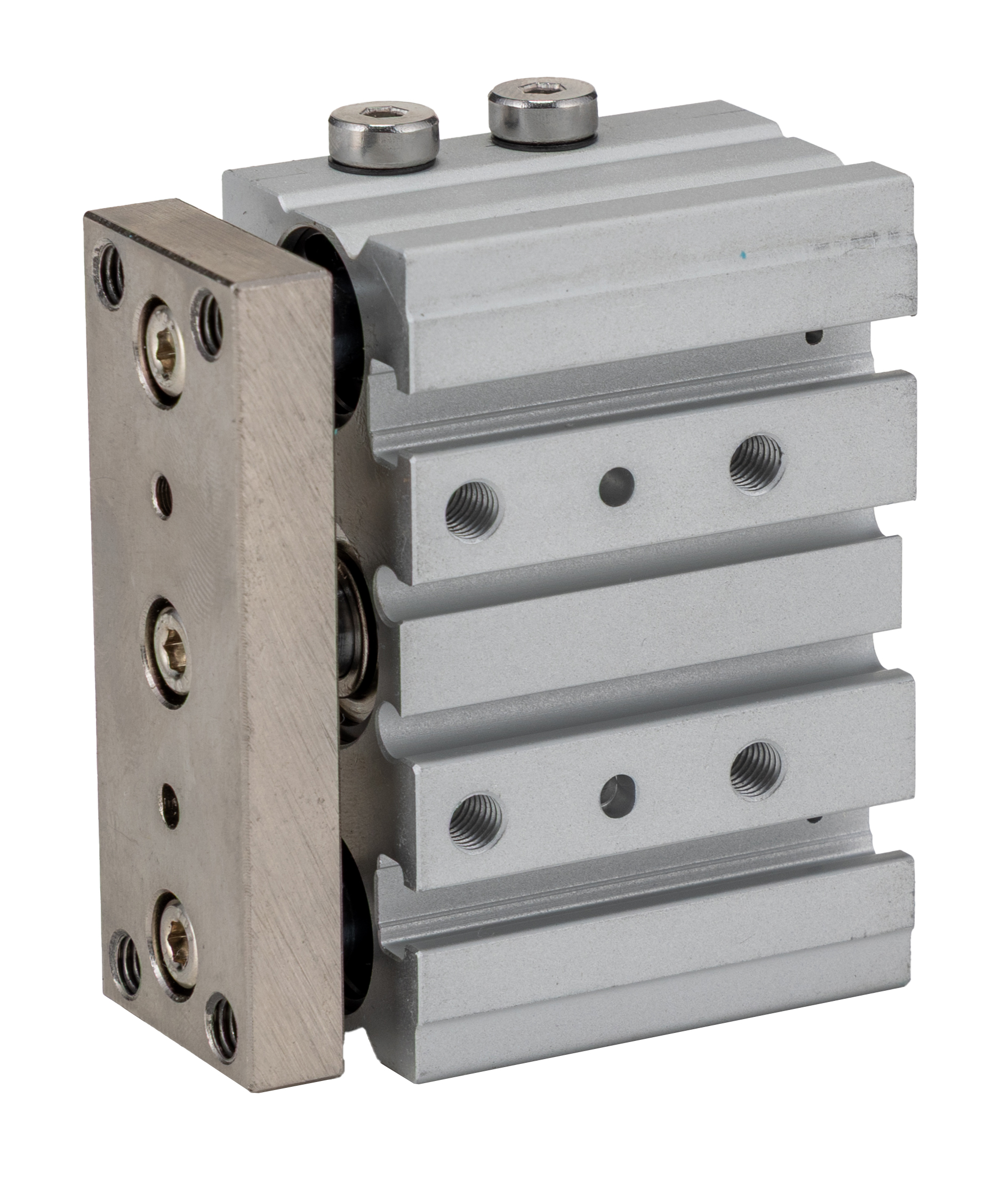 RS PRO Pneumatic Guided Cylinder - 16mm Bore, 10mm Stroke, Double Acting