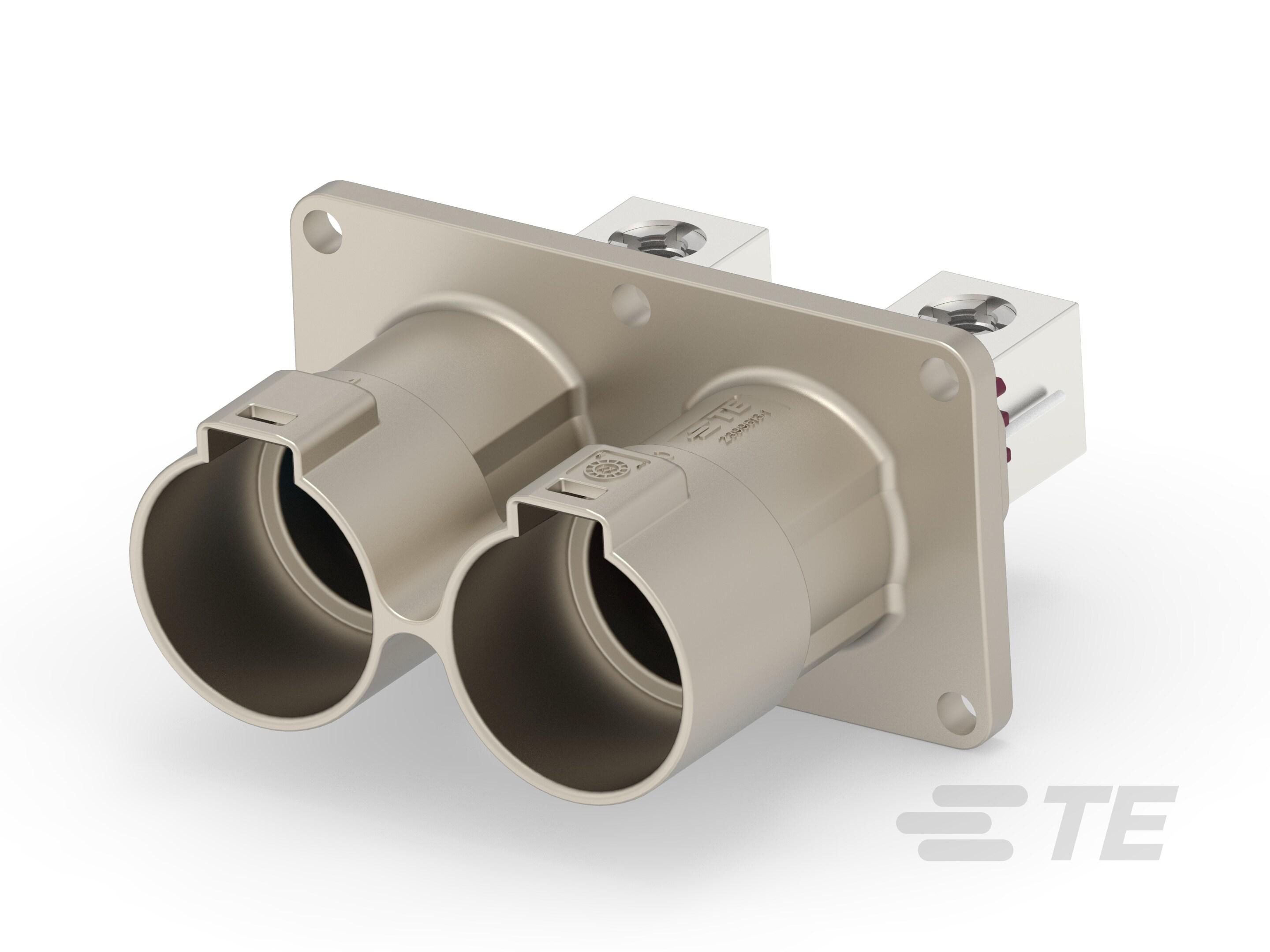 TE Connectivity PowerTube 1400 Series Straight Panel PCB Connector, 2 Contact(s), 47 mm Pitch, 1 Row, Shrouded