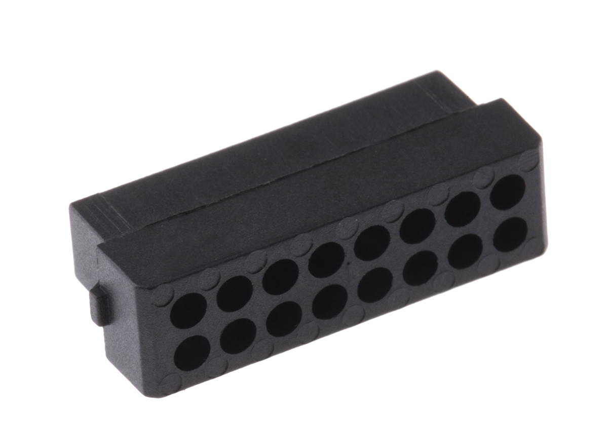 HARWIN Datamate Connector Kit Containing 16 way DIL Female Shell, Crimps