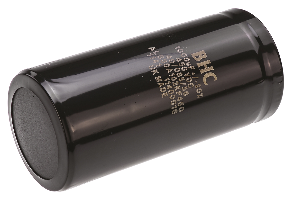KEMET 1000μF Aluminium Electrolytic Capacitor 450V dc, Screw Terminal - ALS30A102KF450