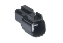 Molex, MX150 Automotive Connector Plug Black Cable Mount 2 Way, Crimp Termination 34675-0001