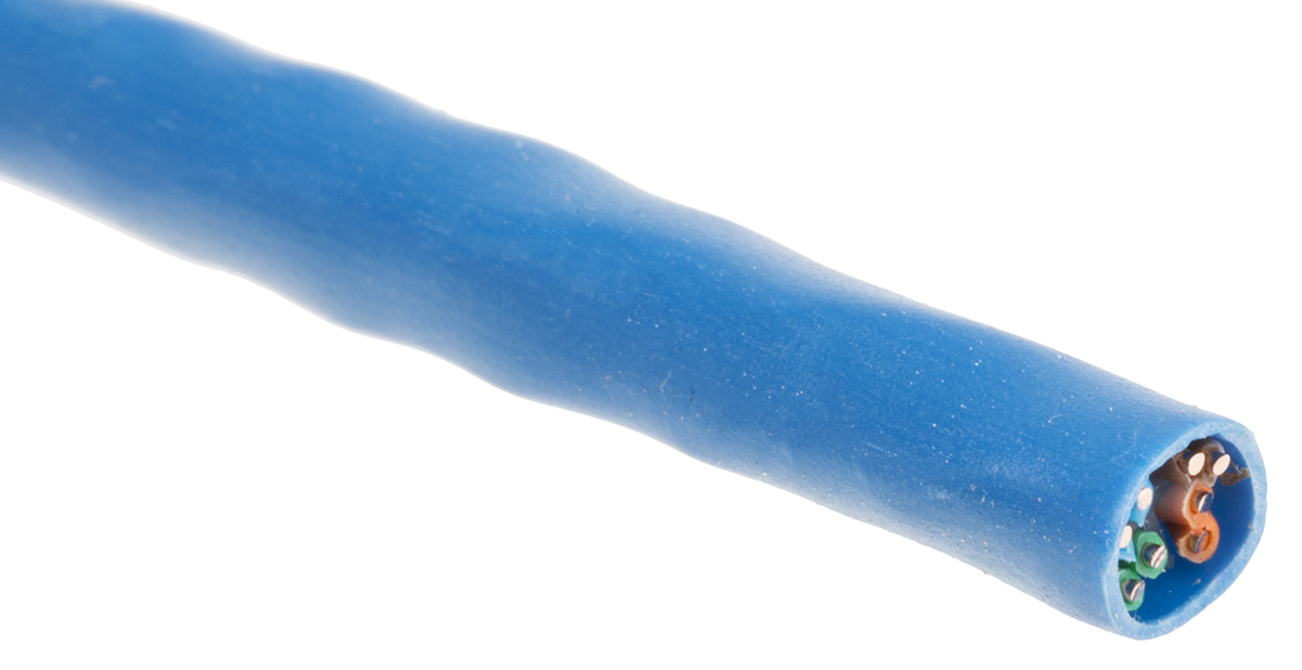 Belden7965E, 100m Cat6, Blue, U/UTP Unshielded, Unterminated PVC Sheath