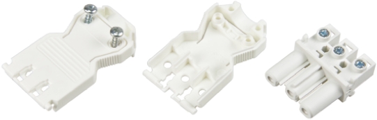 Wieland GST18i3 Series Mini Connector, 3-Pole, Female, Cable Mount, 20A, IP40