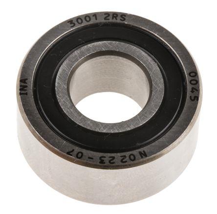 FAG 30/5-B-2RSR-TVH-HLC 2 Row Ball Bearing - 5 mm ID, 14 mm OD 7 mm Race Width